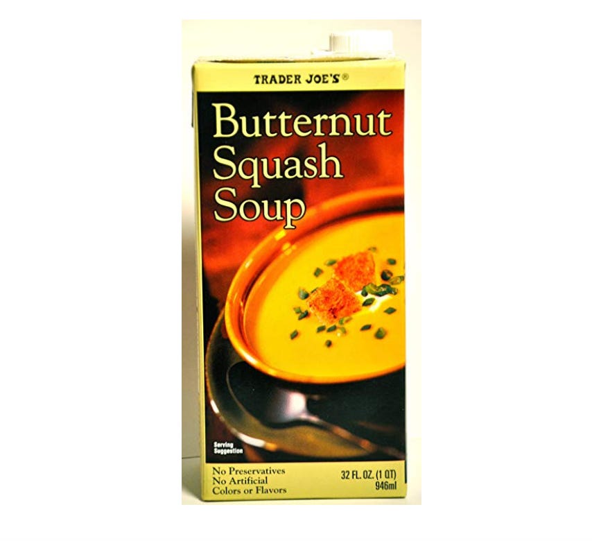 trader joe's butternut squash soup