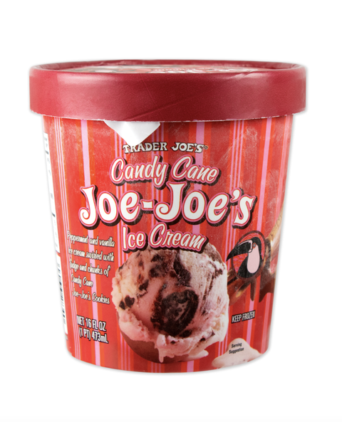 trader joes holiday items candy cane joe joes ice cream