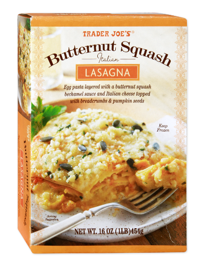 Trader Joe's New Fall Products 2023 Butternut Squash Lasagna