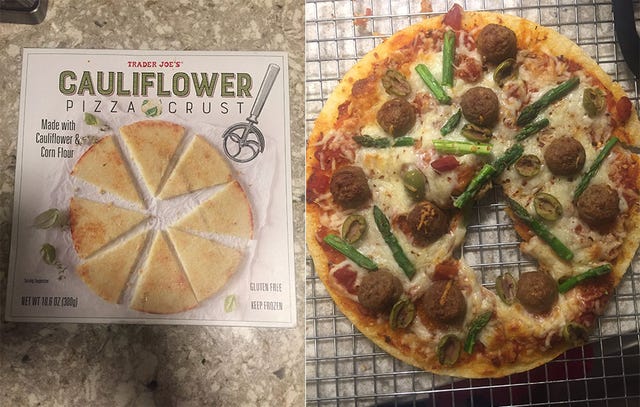 Trader Joe's Cauliflower Pizza Crust