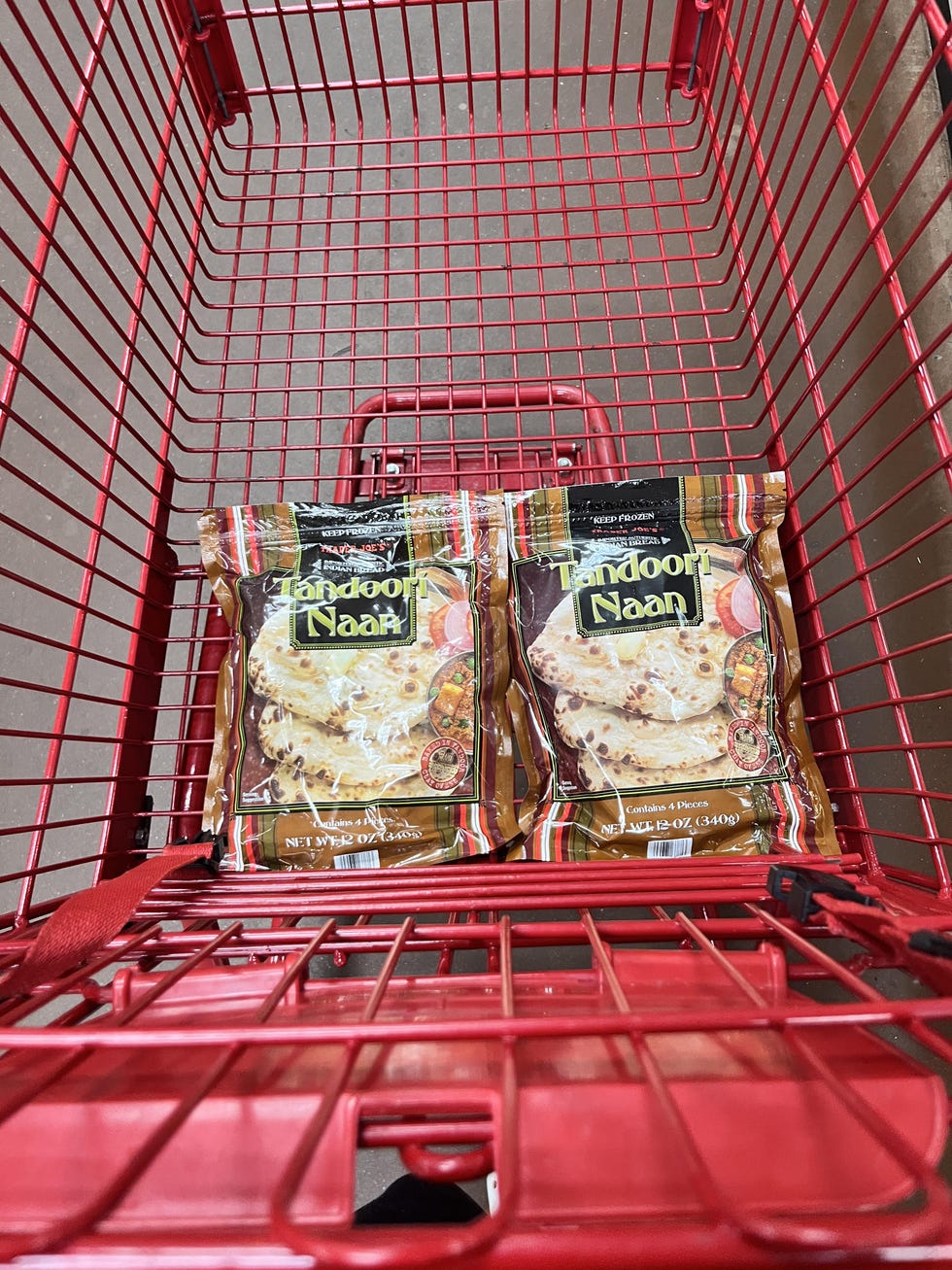 trader joes naan in cart