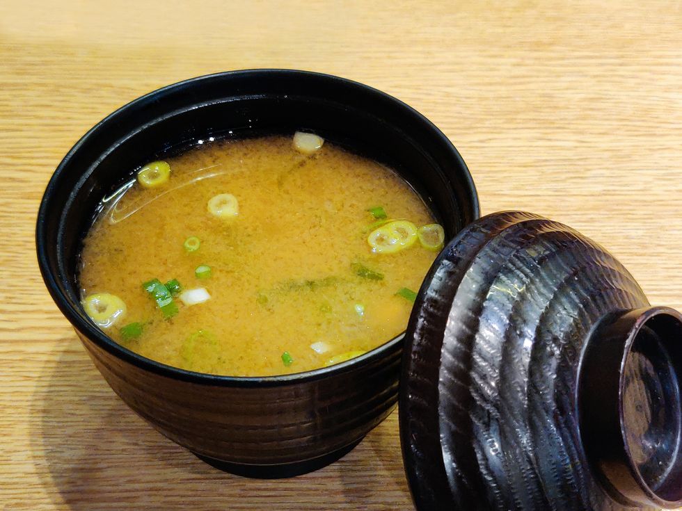 traditional japanese cuisine, homemade miso soup