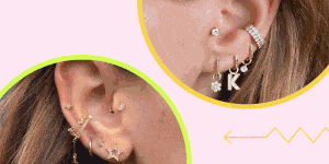 Ear, Body jewelry, Nose, Chin, Body piercing, Cheek, Skin, Organ, Fashion accessory, Neck, 