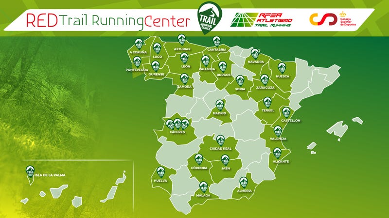 mapa de trail running centre de españa