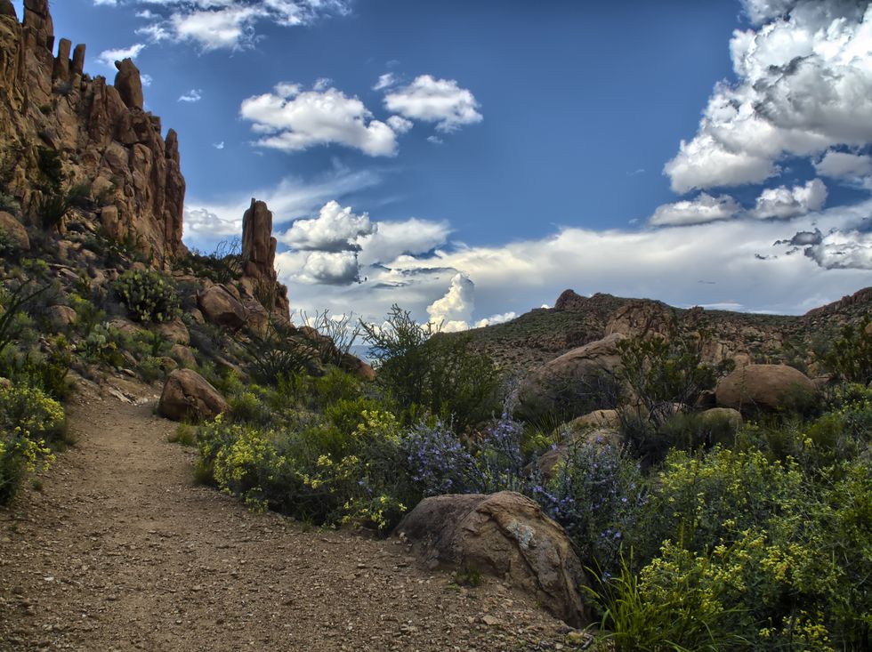Trail to Balanced Rock in Big Bend National Park