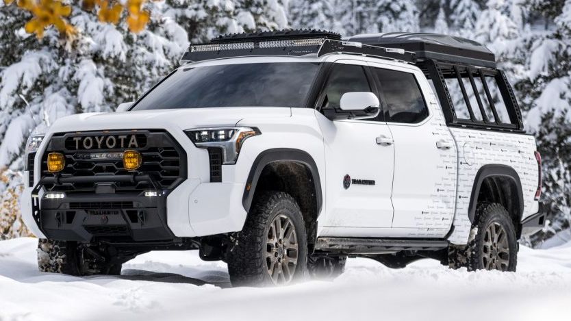 Frente del concepto de cazador de senderos de la Toyota Tundra