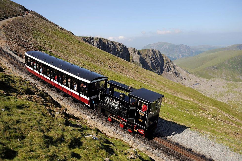 Steam train rides Europe - Snowdon Mountain Railway
