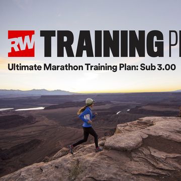 Marathon sub-3:00 training plan