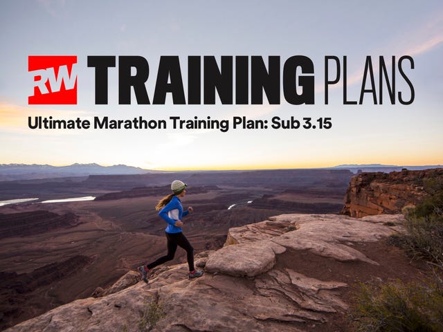 Sub-3:15 marathon training plan