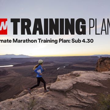 Sub 4:30 marathon all-daying plan
