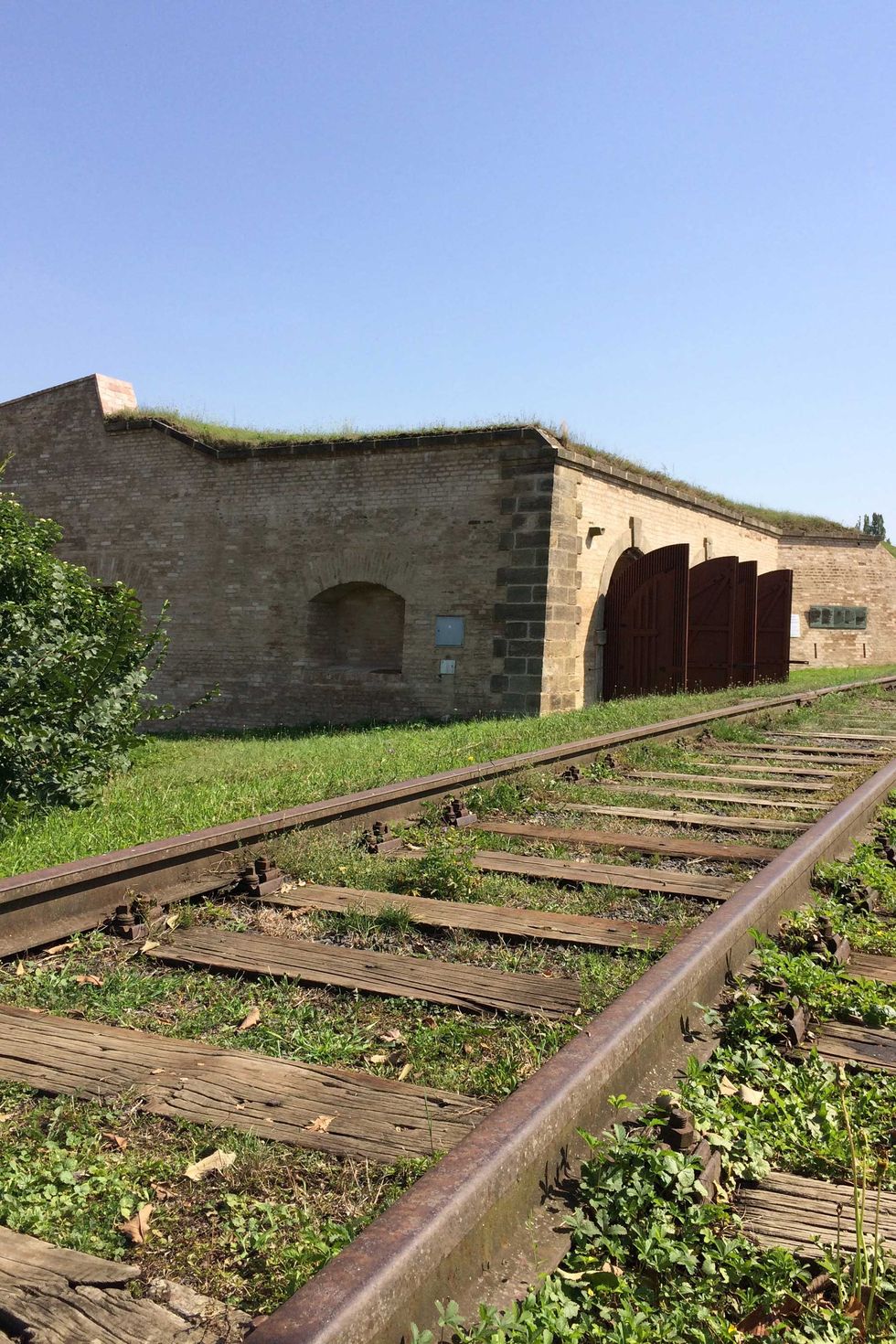 Train tracks near Auschwitz