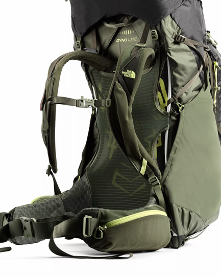 Trampoline back panel of The North Face Banchee 65 backpack