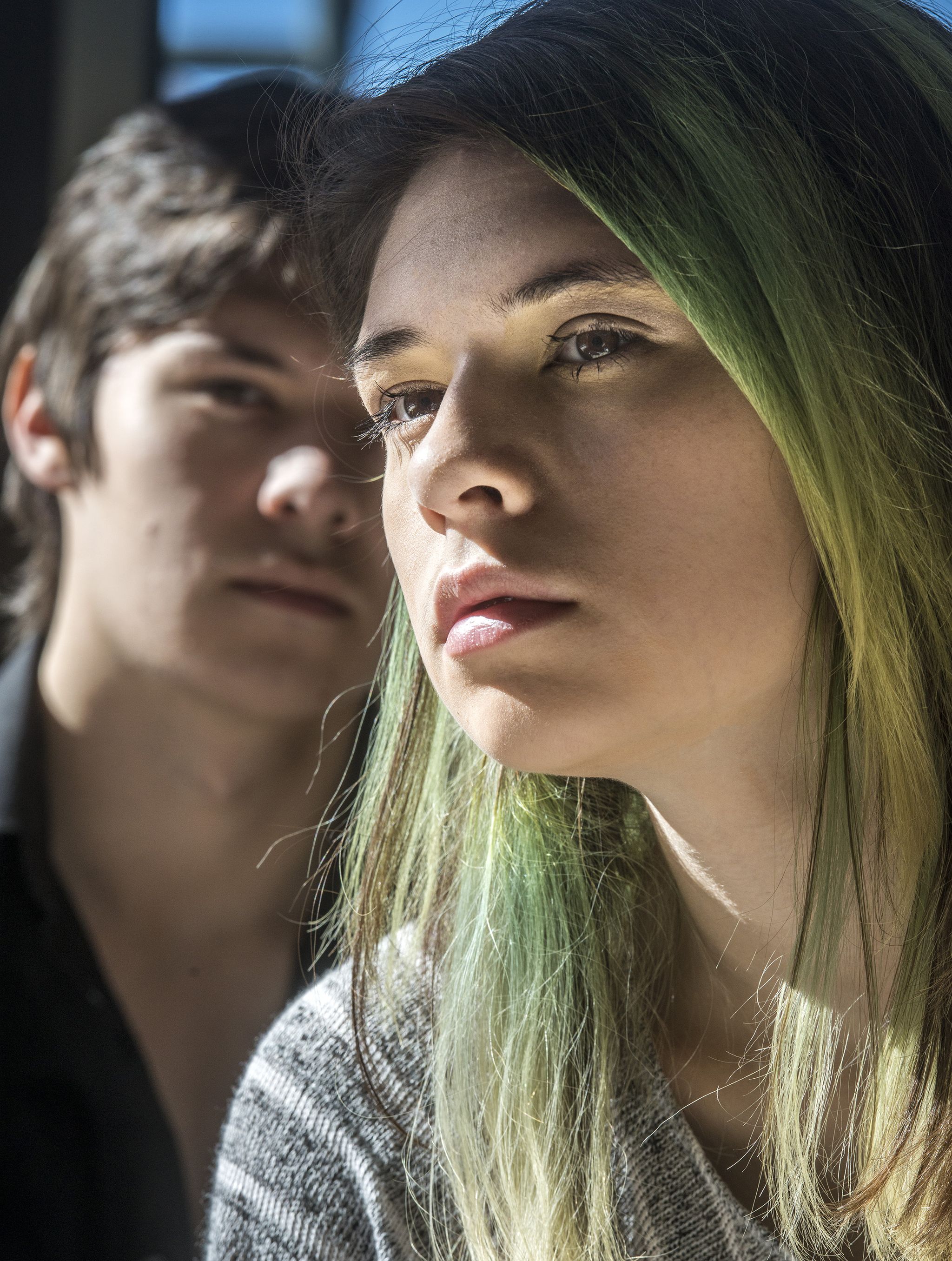 Jonas and Nicole Maines, both 18, photographed in Denver, CO.