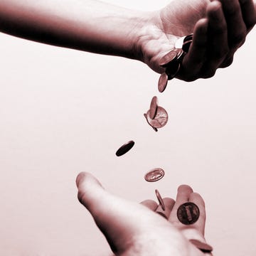Transfer of Wealth - Financial Concepts hands showing a complete lease swap