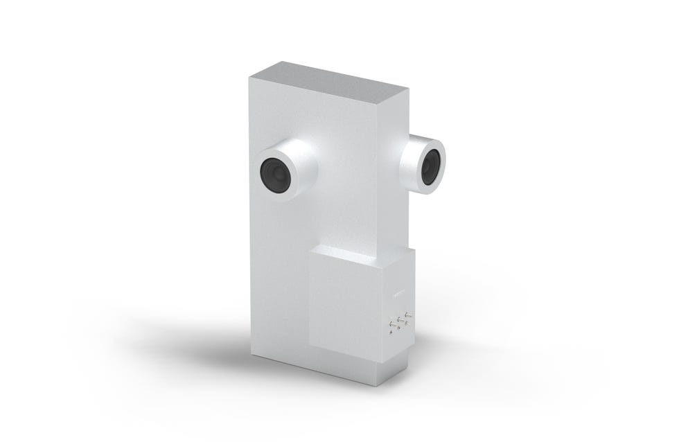 a silver audio speaker