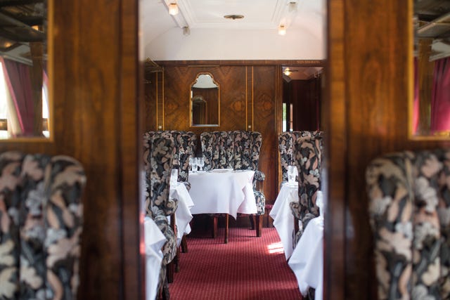 Luxury train UK Day Trips 2023 / 2024