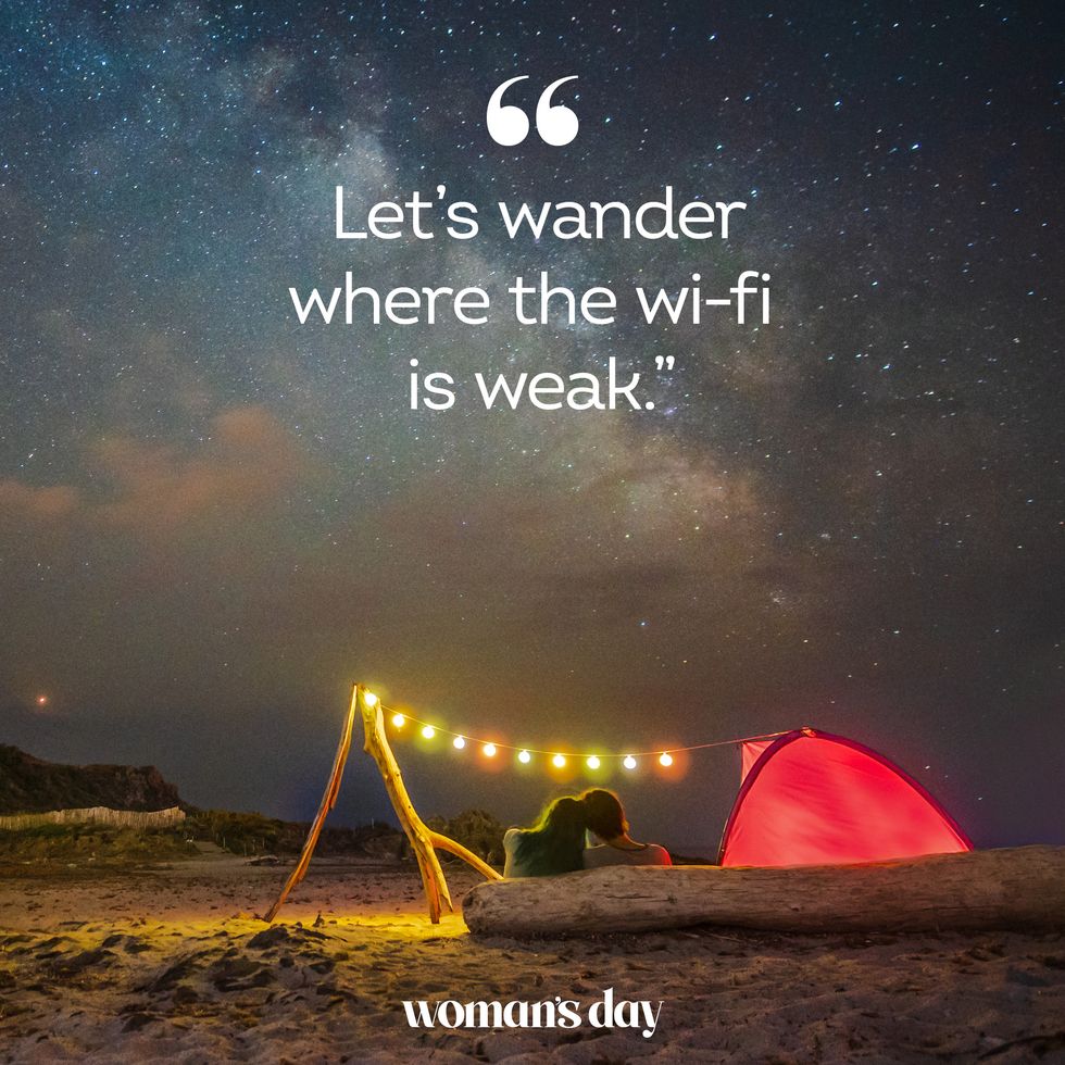 travel captions let's wander where the wifi is weak