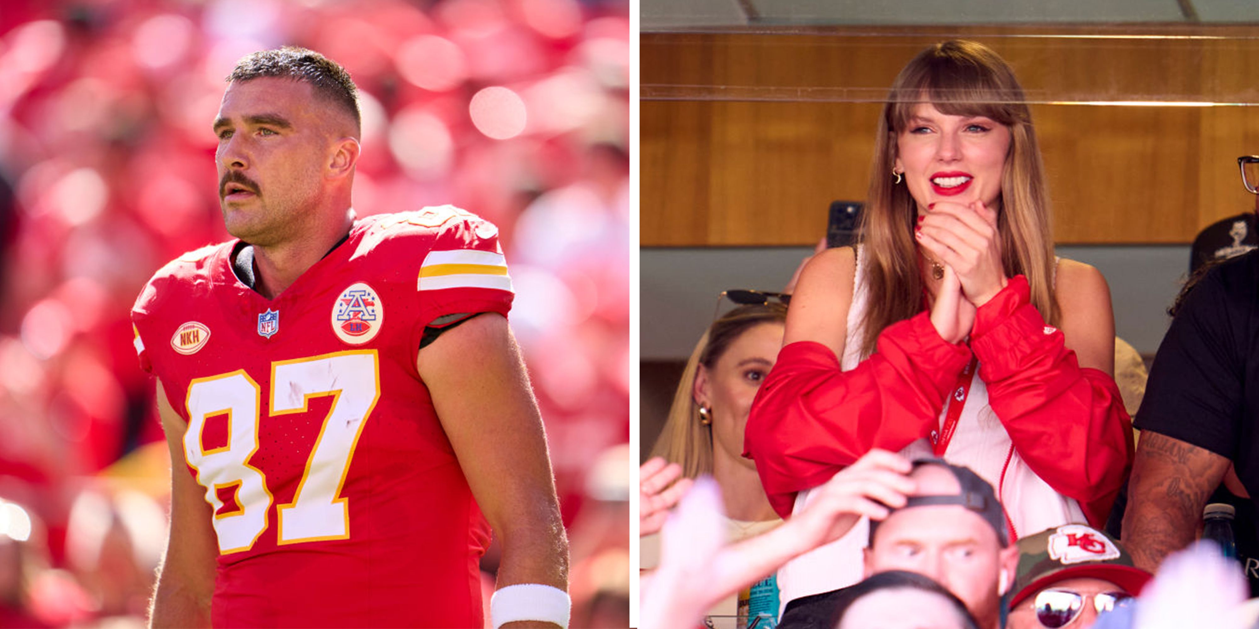 Taylor Swift cheers on Kansas City Chiefs in New Jersey with other celebs