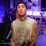 travis barker's "give the drummer some" press day