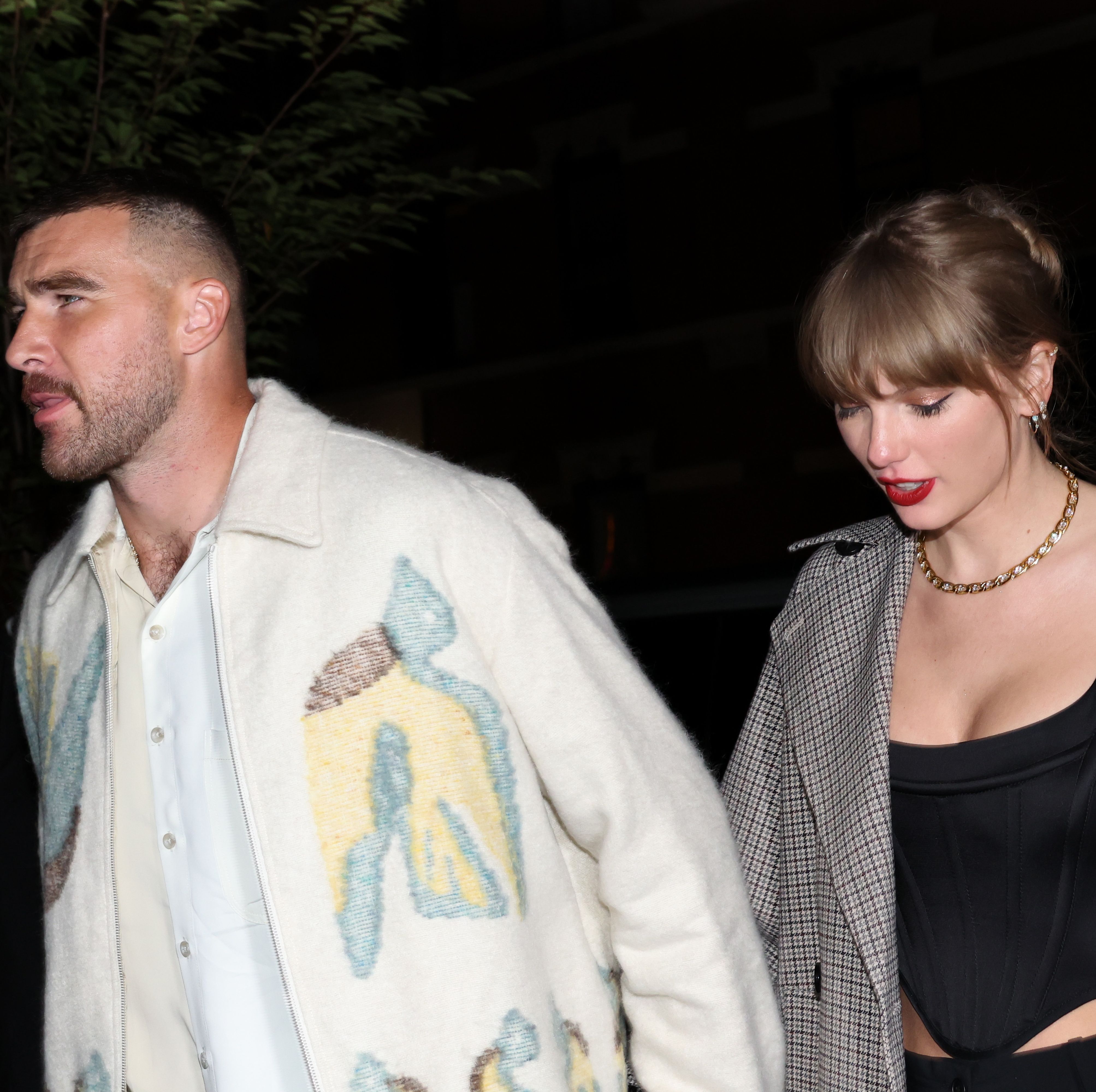 Travis Kelce Is Sparing No Expense For Taylor Swift's Birthday With Endless Chicken Tenders & Bottomless Cosmos