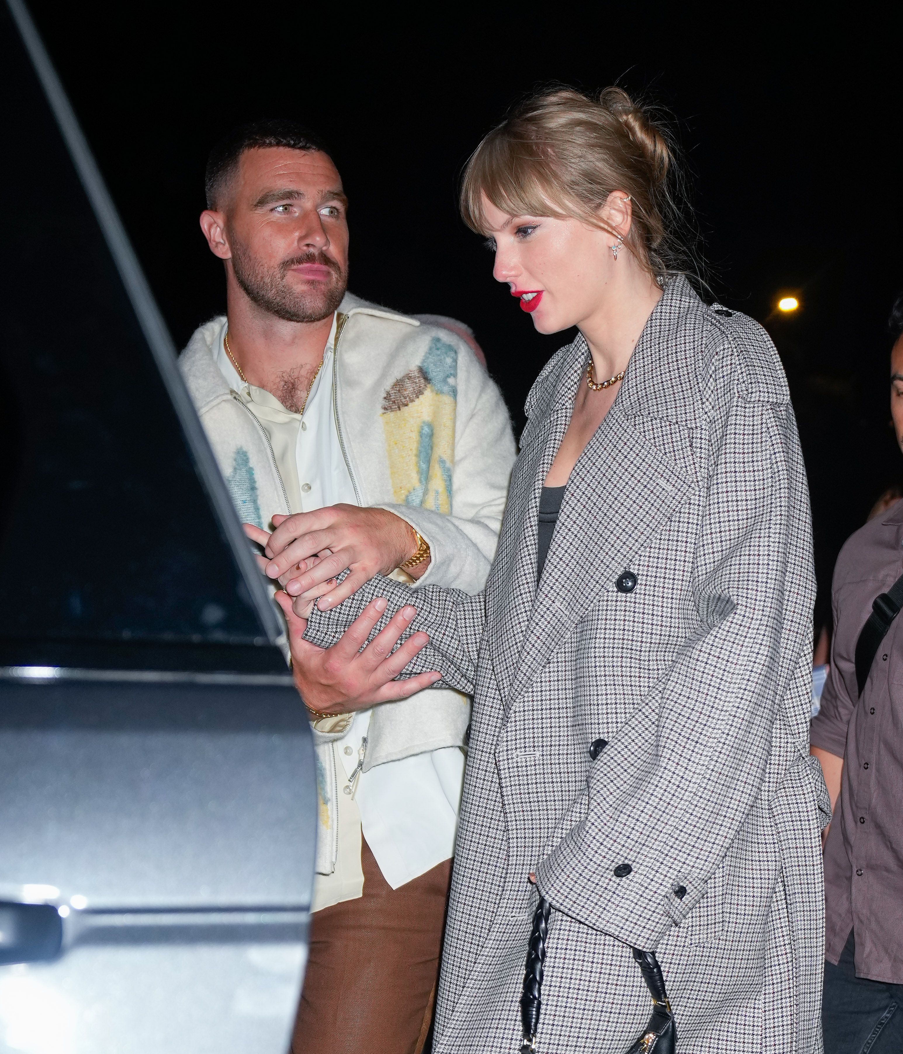 Shop Taylor Swift's Python Print Loafers from Sezane