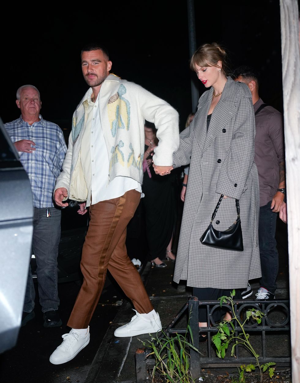 Travis Kelce und Taylor Swift am 15. Oktober 2023 in New York City