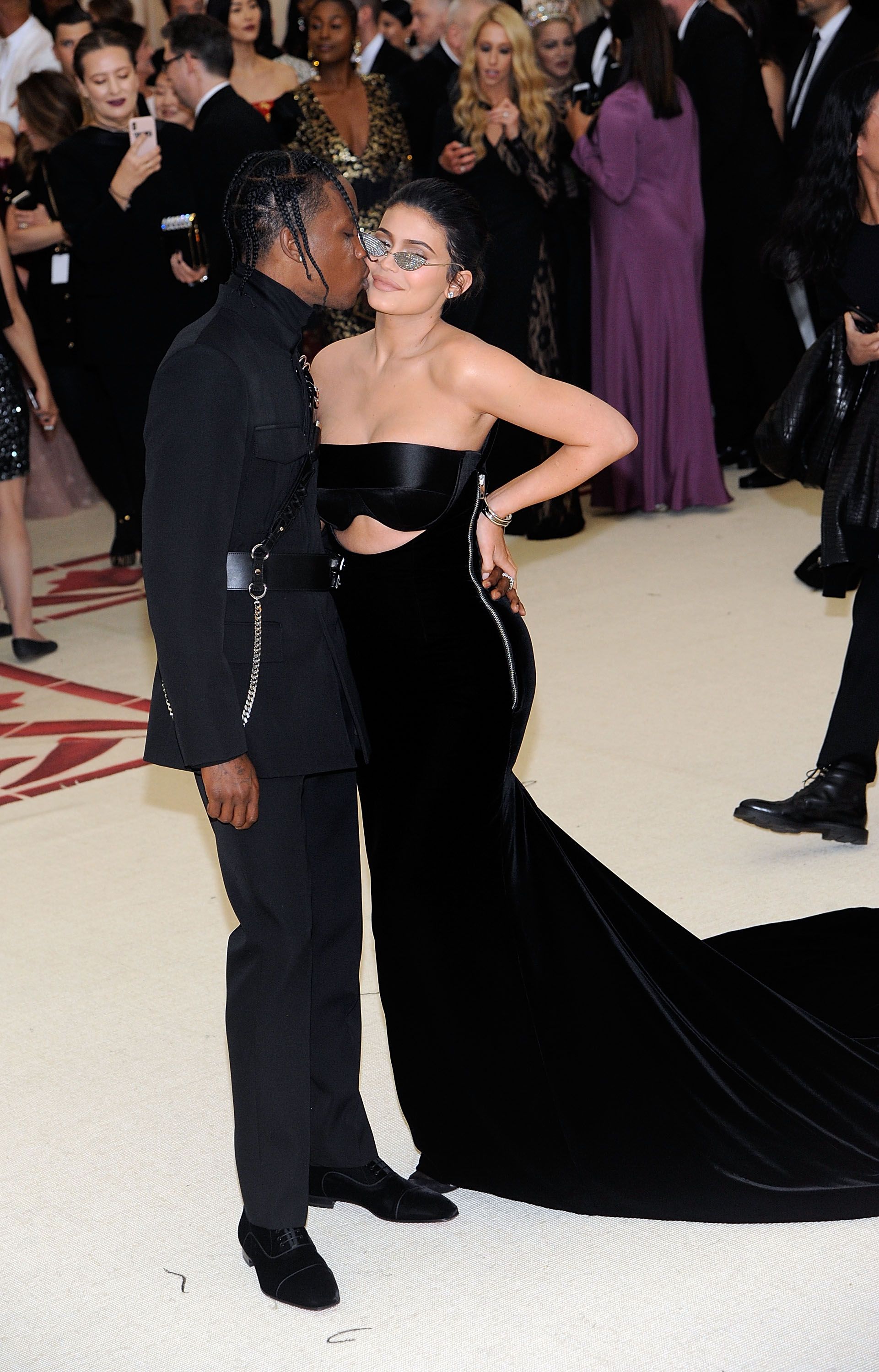 Kylie Jenner and Travis Scott Bring Power to Met Gala Red Carpet