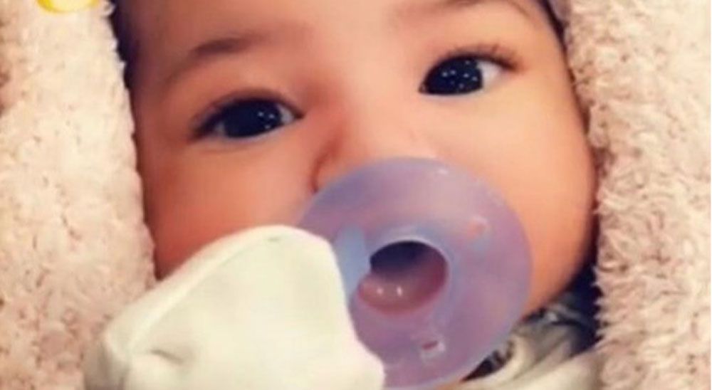 Travis Scott Shares Photos of Stormi With 'Daddy's Hair