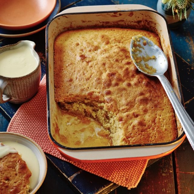 Treacle Sponge Pudding With Our Ultimate Custard Recipe