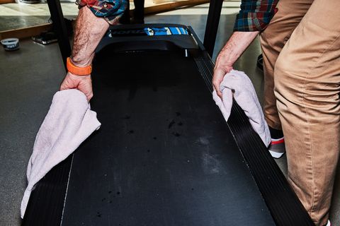 how to clean a treadmill