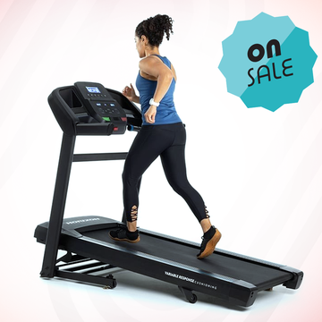 a person running skate on a treadmill, on sale