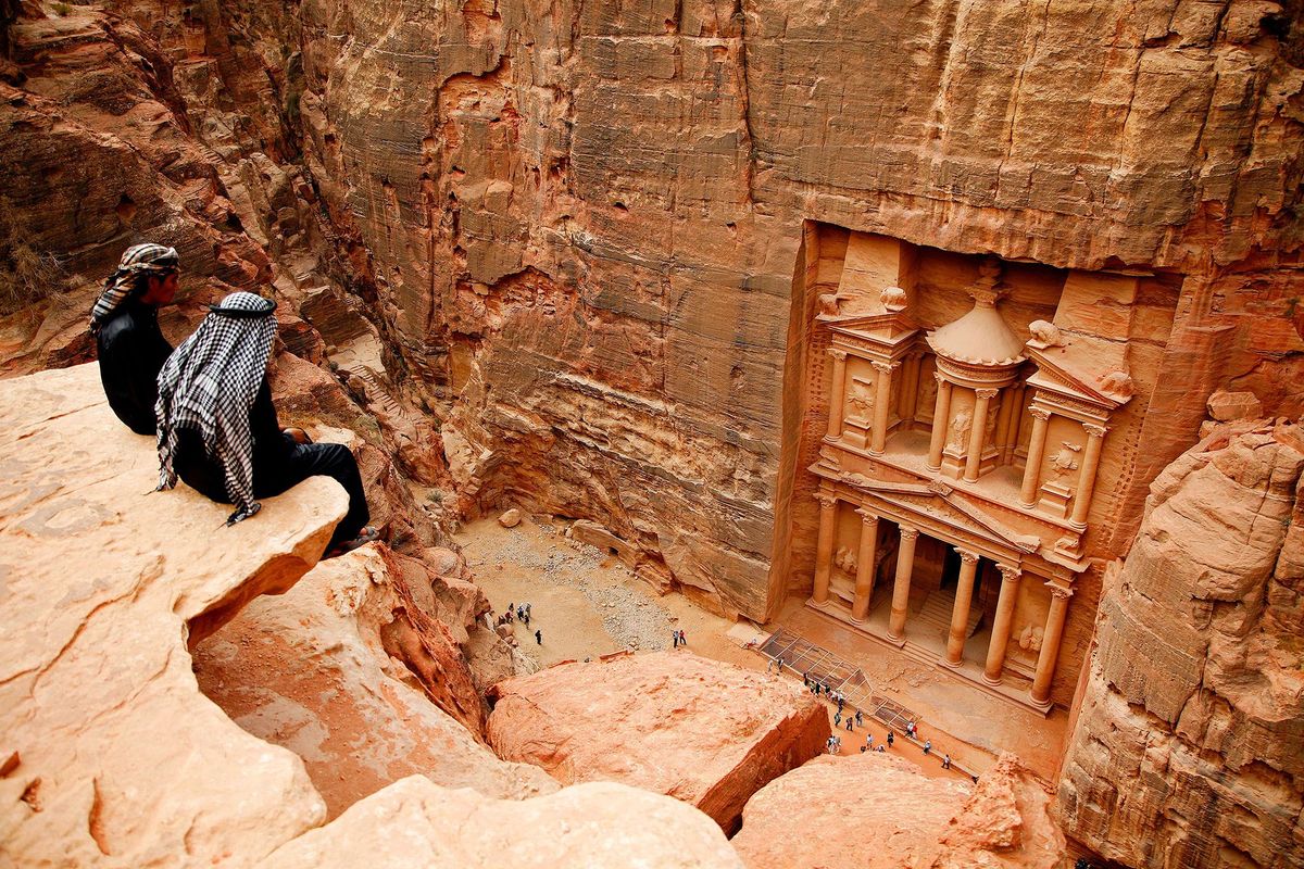 Petra is het culturele hoogtepunt van Jordani