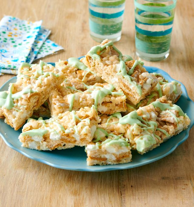 Key Lime Pie Cereal Treats Recipe - Easy Key Lime Cereal Treats