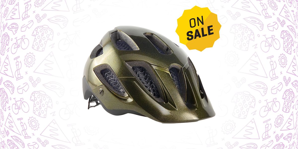 bontrager blaze wavecel ltd mountain bike helmet in gold