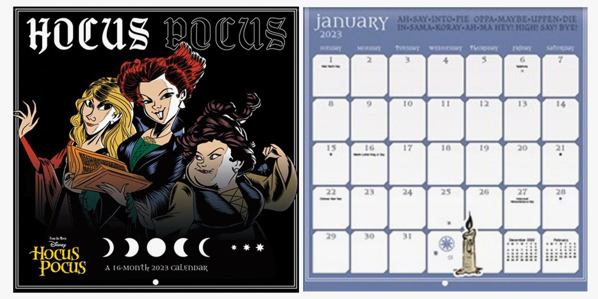 You Can Get the 2022 2023 Hocus Pocus Calendar to Bring the Witchy
