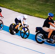 motorpacing on august 6 2021 at the valley preferred cycling center velodrome in trexlertown