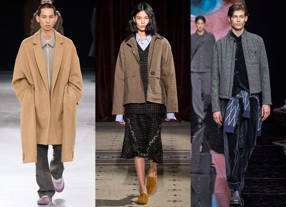 models on runway