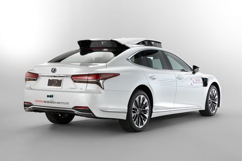 Toyota Lexus LS autonomous test vehicle