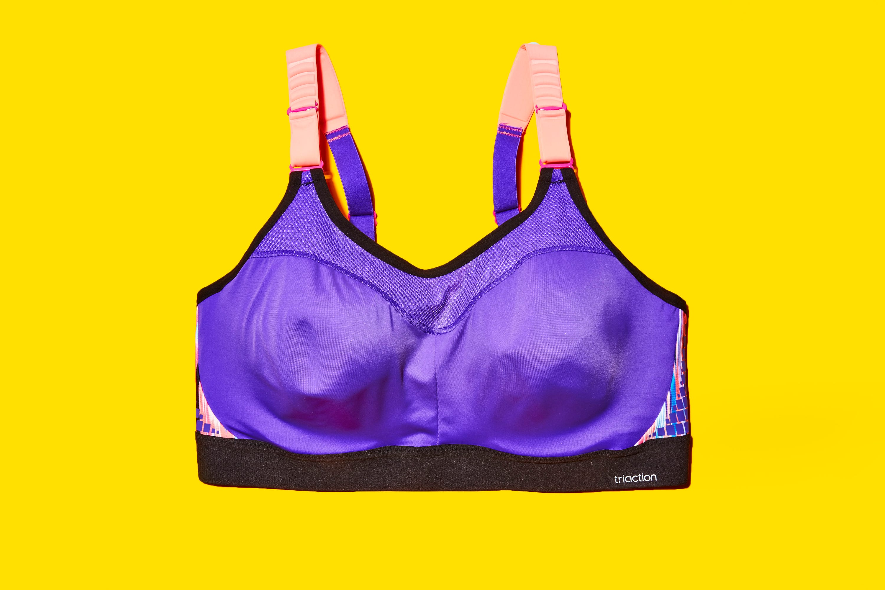 Brassiere, Clothing, Undergarment, Violet, Purple, Yellow, Sports bra, camisoles, Undergarment, Crop top, 