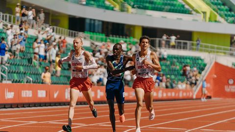 preview for Paul Chelimo Wins the Men’s 5,000 at the Olympic Track and Field Trials