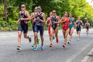 prueba mundial de triatlón en yokohama con miriam casillas en el año 2021