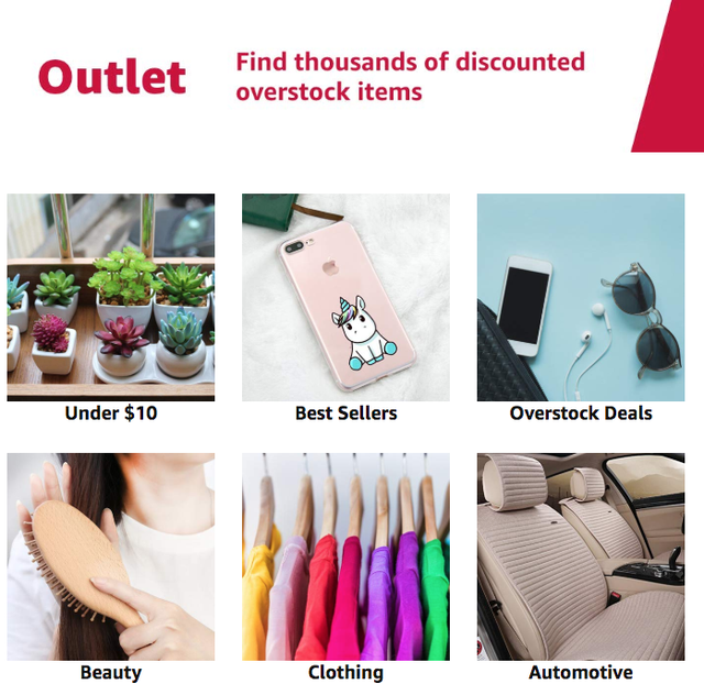 Outlet and Overstocked Products
