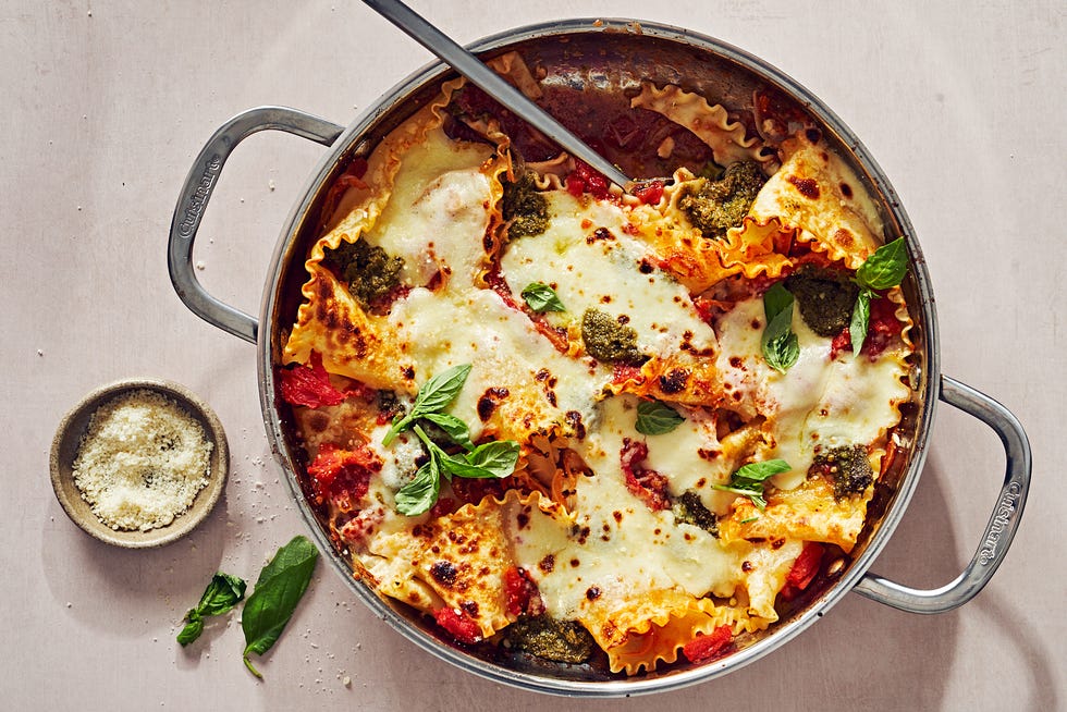 tricolore skillet lasagna