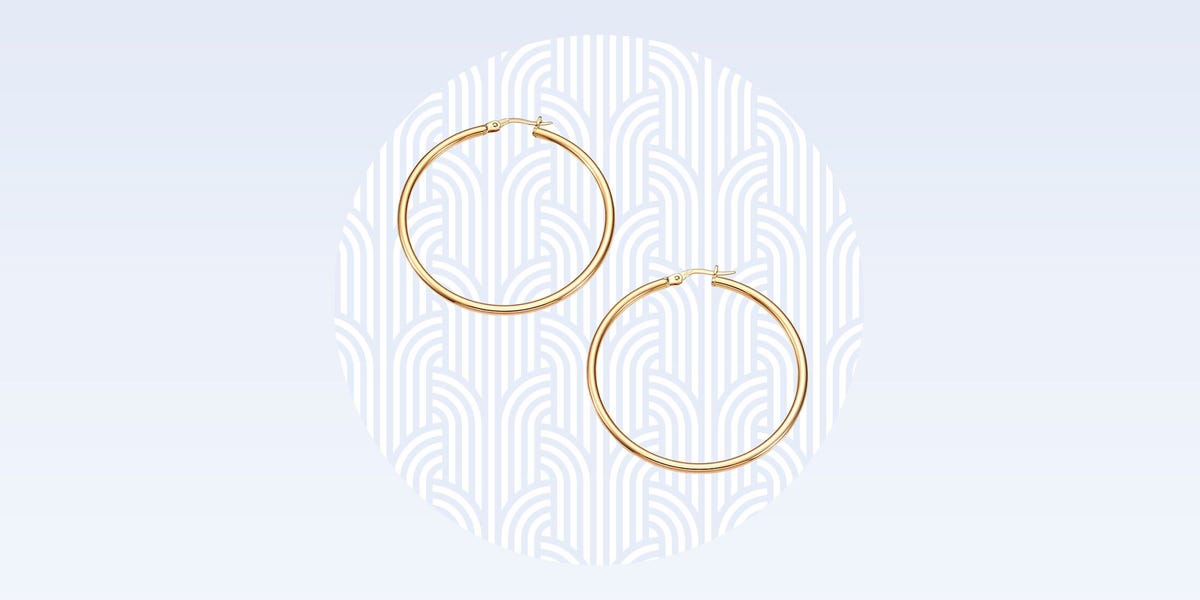 roberto coin gold hoop earrings