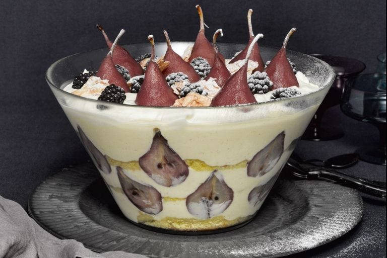 Food, Cuisine, Dish, Trifle, Dessert, Ingredient, Parfait, Sundae, Frozen dessert, Mascarpone, 