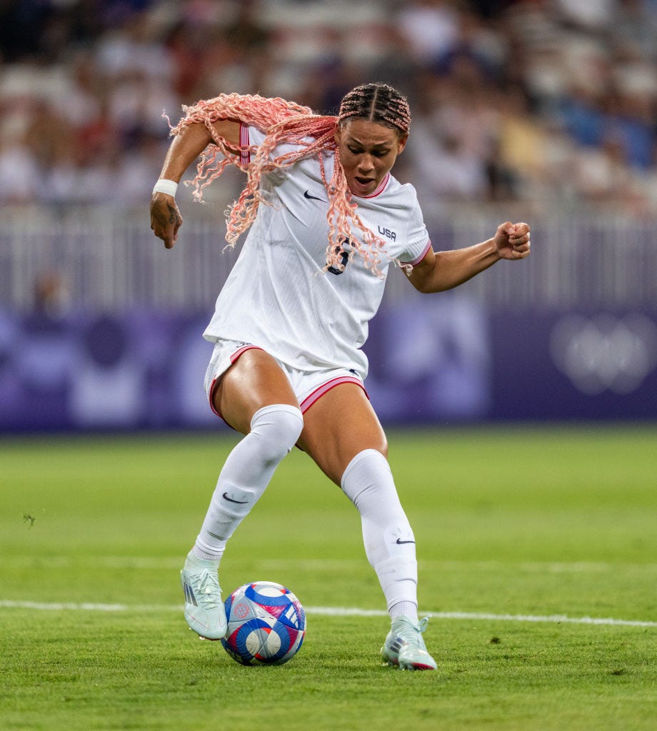 united states v zambia women's football olympic games paris 2024 day 1