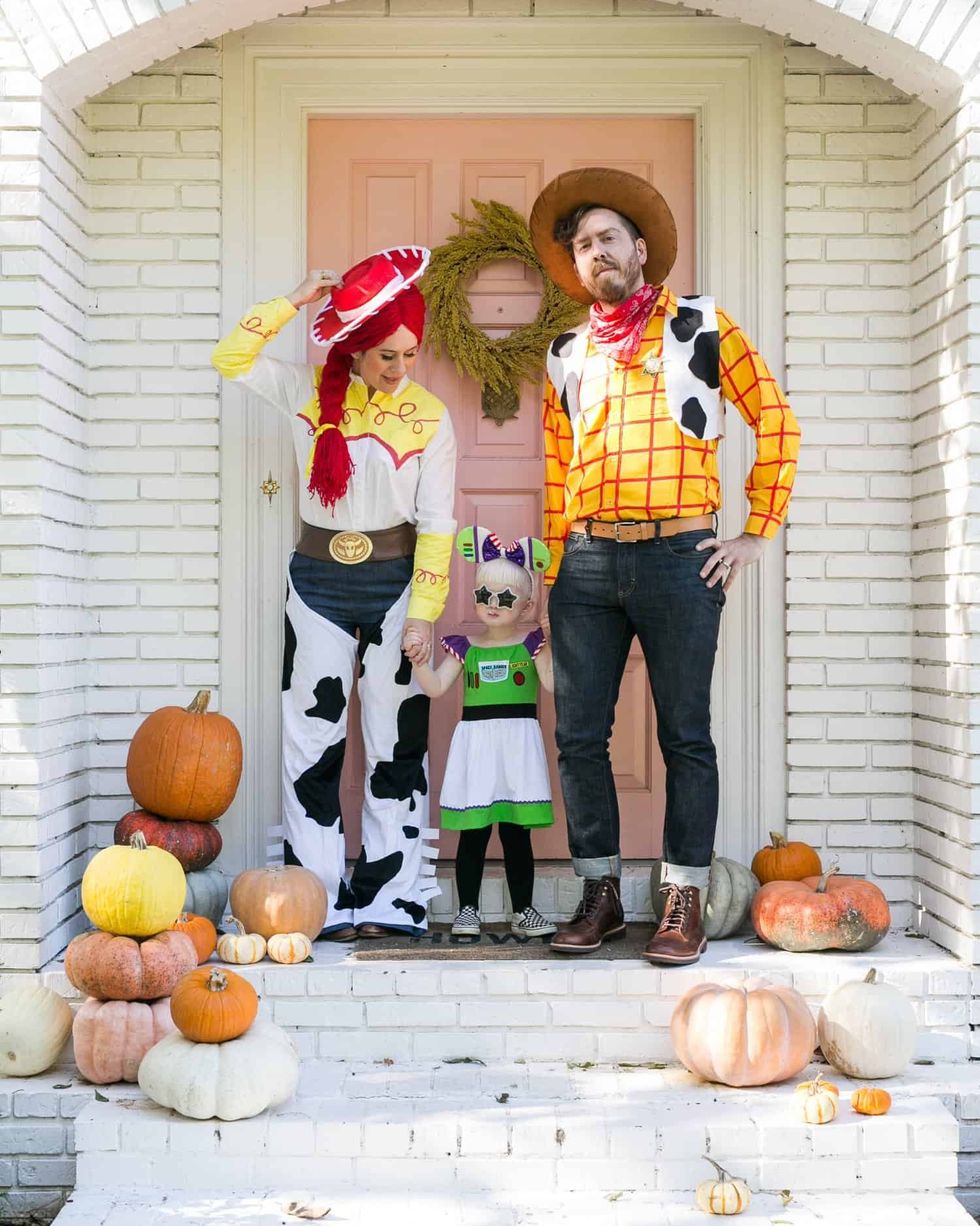 trio halloween costumes toy story