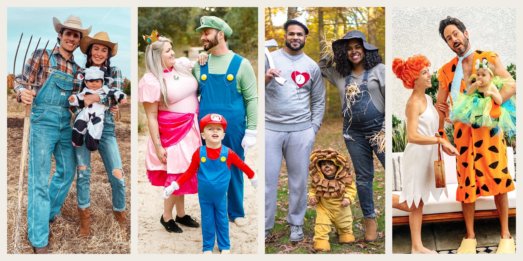family costumes for 3 ideas