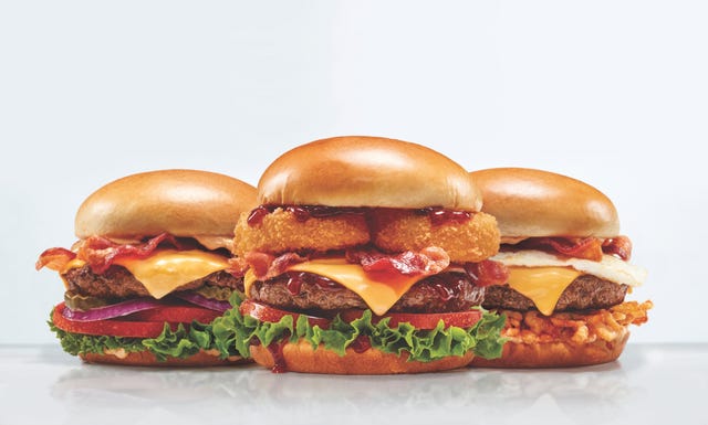 Food, Hamburger, Cheeseburger, Dish, Fast food, Junk food, Cuisine, Ingredient, Breakfast sandwich, Burger king premium burgers, 