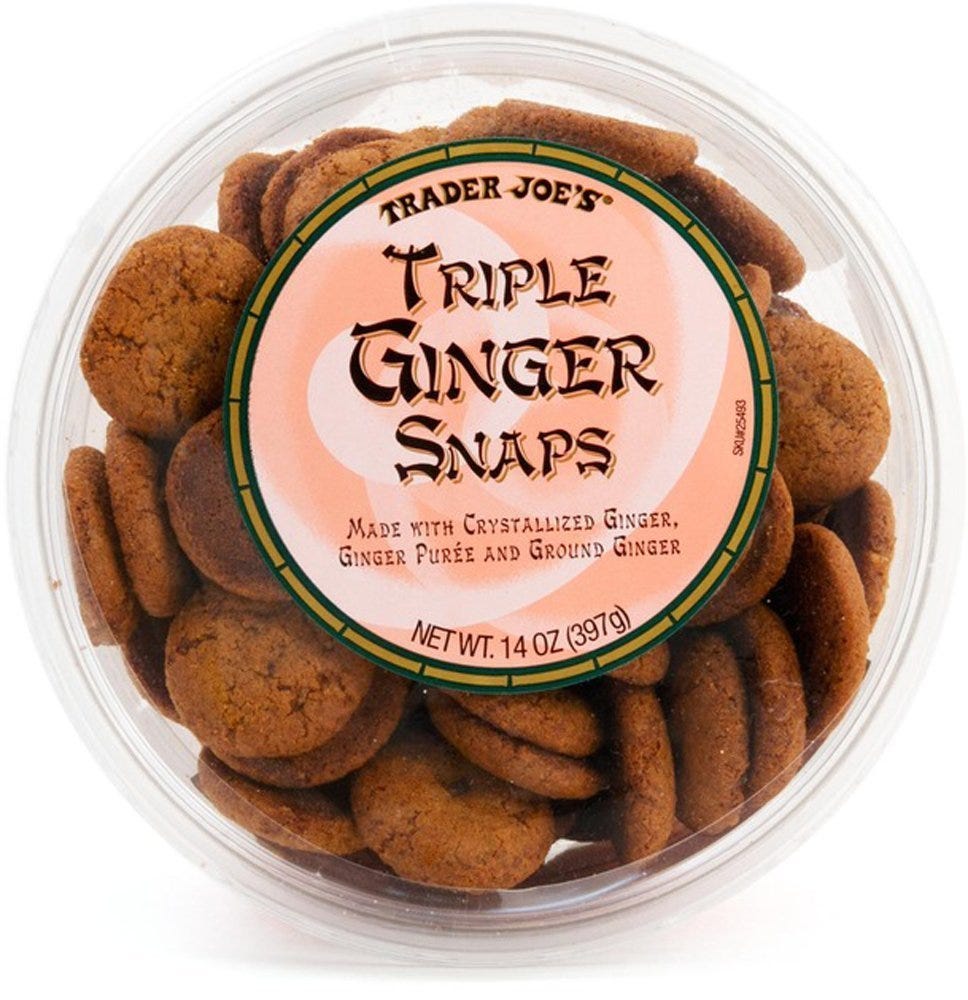 triple ginger snaps trader joes